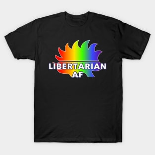 Libertarian AF Distressed Gay Pride LGBT Vote 2020 President T-Shirt